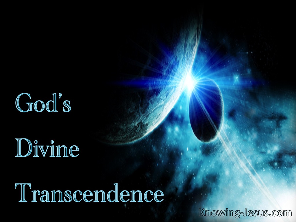 God’s Divine Transcendence (devotional)06-27 (black)